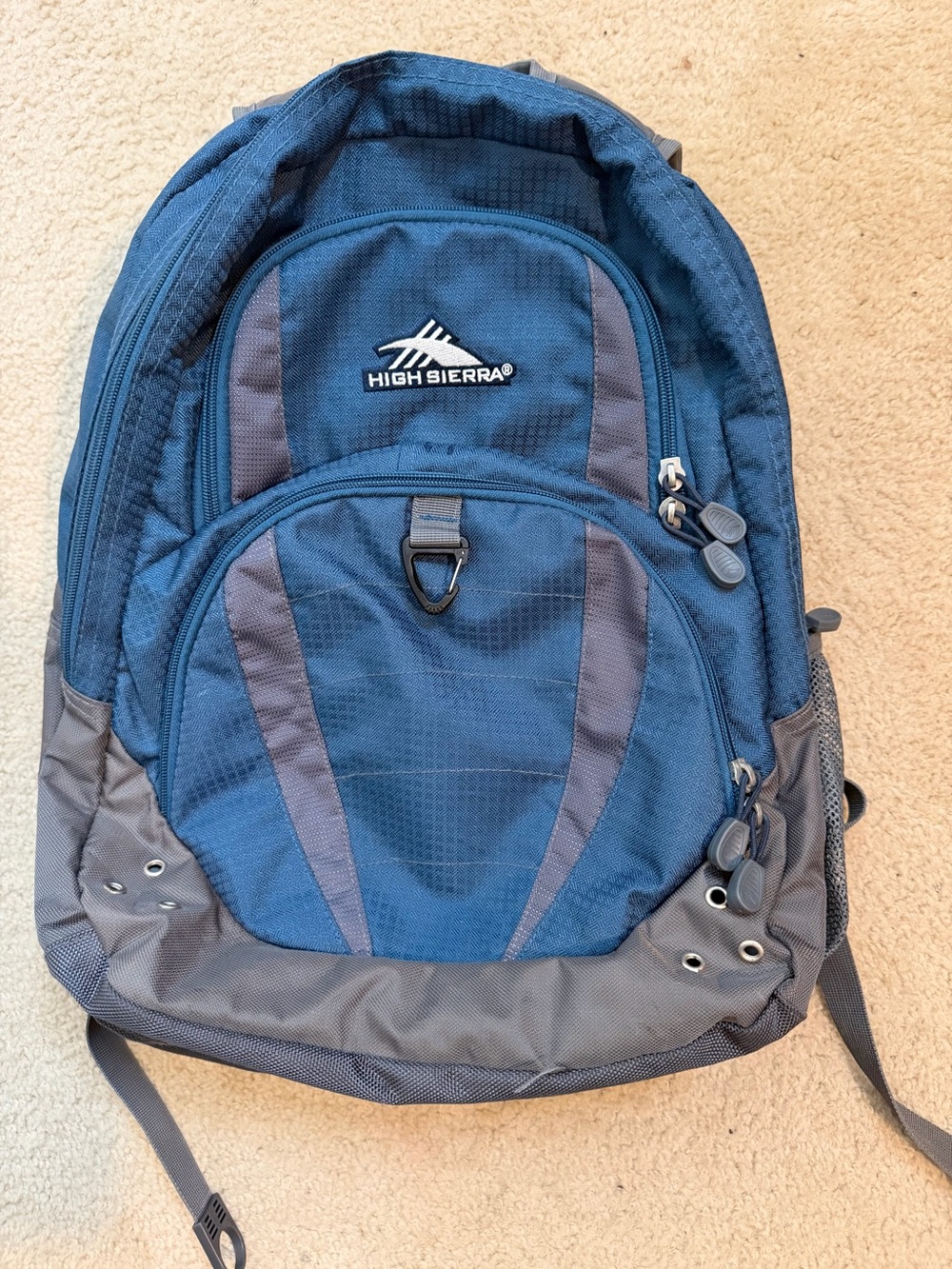 High Sierra Business Backpack Airflow Cushioned Laptop Sleeve Super Clean! Blue